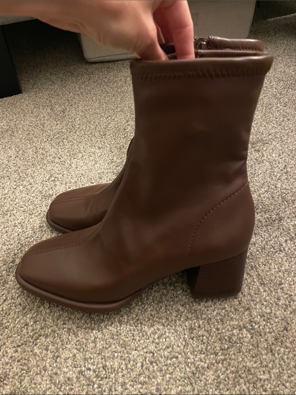 Steve Madden Pammy Block Heel Bootie